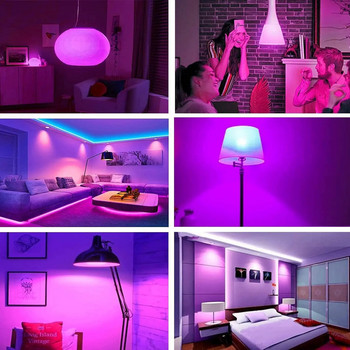 INDMIRD UV Black Light Bulb, E27 UV Bulb 9W Bulbs, 395-405nm Black Light Lamp UV-A Blacklight Bulb Purple Light Lighting