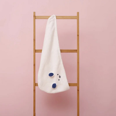 Κορίτσι Super Absorption Turban Πετσέτα μαλλιών Quick Dry Cartoon Koala Pink Microfiber Πετσέτες μαλλιών πετσέτες μπάνιου