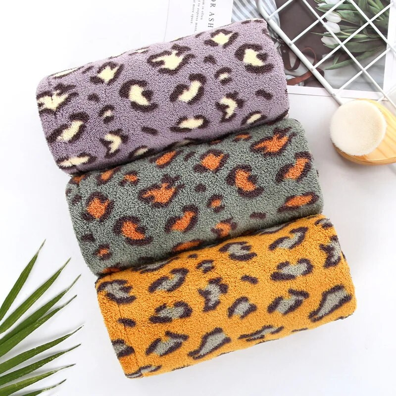 25*65cm 1 τεμ. Πετσέτες Quick Dry Coral Fleece Στεγνό Καπέλο Μαλλιά Καπέλα ντους Lady Turban Απορροφητικό Πετσέτα μπάνιου