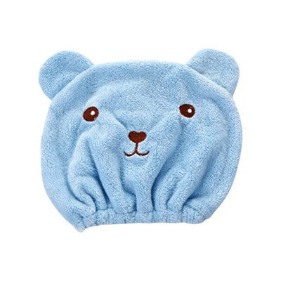 Uscător de păr Lovely Little Bear Prosop din microfibră Pălărie de duș cu uscare rapidă Prosoape împachetate Cască de baie Accesorii pentru baie