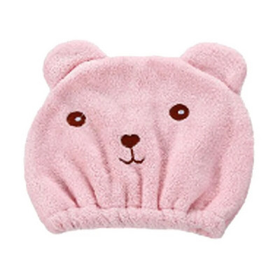 Uscător de păr Lovely Little Bear Prosop din microfibră Pălărie de duș cu uscare rapidă Prosoape împachetate Cască de baie Accesorii pentru baie