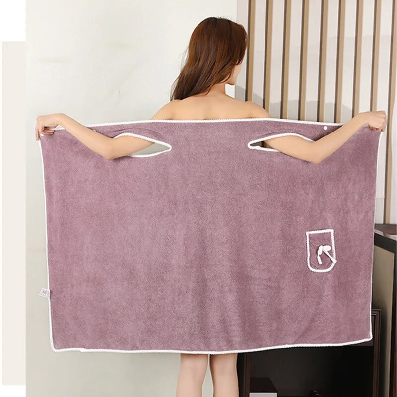 Paksendatud kantav vannirätik, mikrokiust hommikumantel, pehme veeimavus, pere nahasõbralik spaa, ranna kodutekstiilid