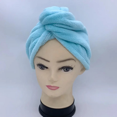 Pălărie de păr cu uscare rapidă din microfibră baie femei prosoape fete prosop drăguț de păr pentru uscare baie acasă Turban șapcă de duș textil