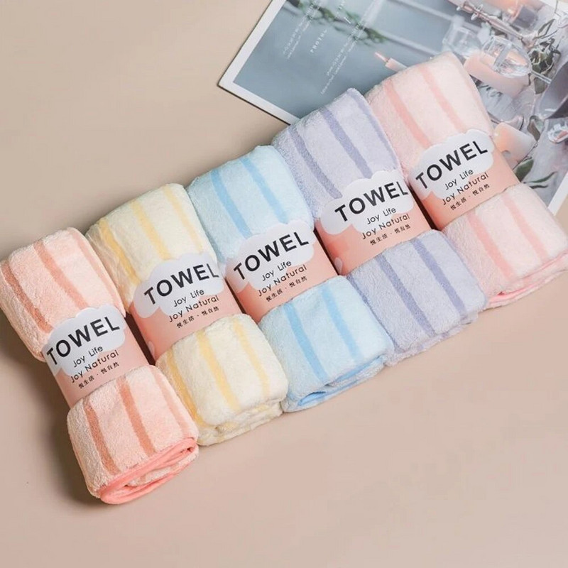 Υψηλής απορρόφησης πετσέτα προσώπου Πετσέτα δώρου Αξεσουάρ μπάνιου που δεν ξεθωριάζει και δεν πέφτει Απορροφητική πετσέτα με μαλακή λωρίδα