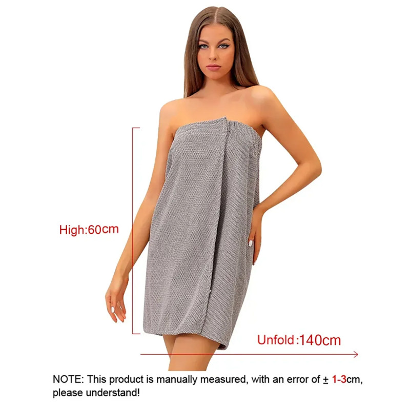 Nešiojami rankšluosčiai Moteris Dušas Moteriškas Minkštas vonios rankšluostis chalatas suaugusiems namų tekstilė Vonios ir pirties rankšluosčiai Vonios dovana