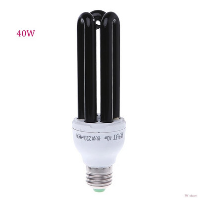 E27 15/20/30/40W UV Ultraviolet Fluorescent Blacklight CFL Light Bulb Light 220V