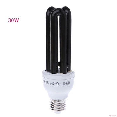 E27 15/20/30/40W UV Ultraviolet Fluorescent Blacklight CFL Light Bulb Light 220V