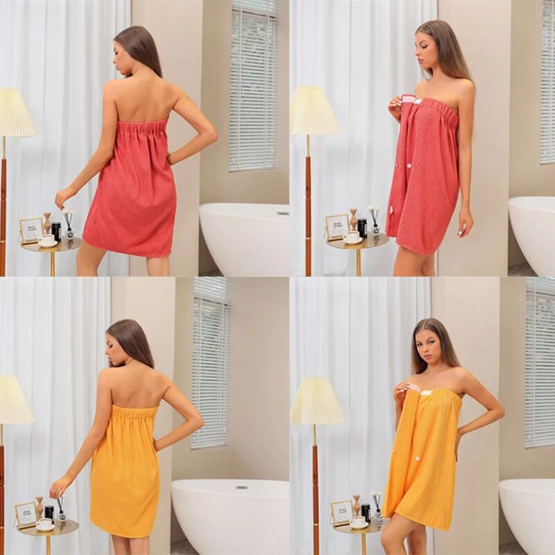 Kantavad käterätikud Naine Dušš Naistele Pehme vannilina hommikumantel täiskasvanutele Kodutekstiilid Vanni- ja saunarätikud Vannitoa kingitus