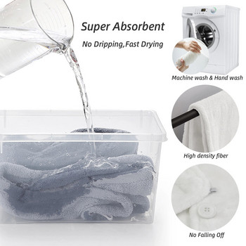 Cartoon Adroable Dinosaur Microfiber Dry Hair Πετσέτα Γρήγορου Στεγνώματος Απορροφητική κεφαλή ντους Εργαλεία μπάνιου