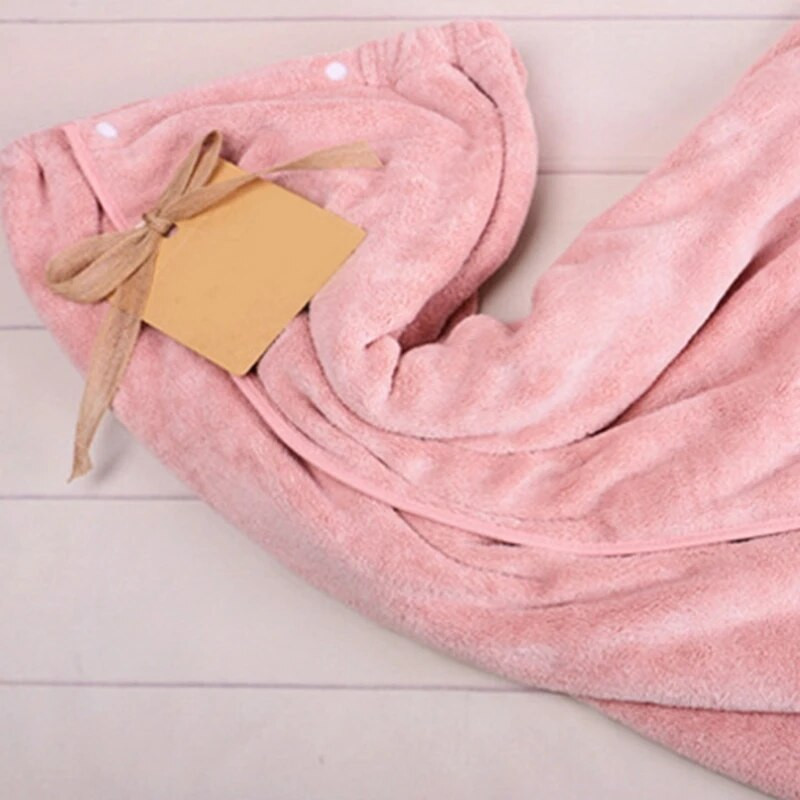 Moteriškas koralinis vonios rankšluosčio įklotas su reguliuojamu mygtuku užsidarantis mikropluošto chalatas kūną dengianti vienspalvė suknelė