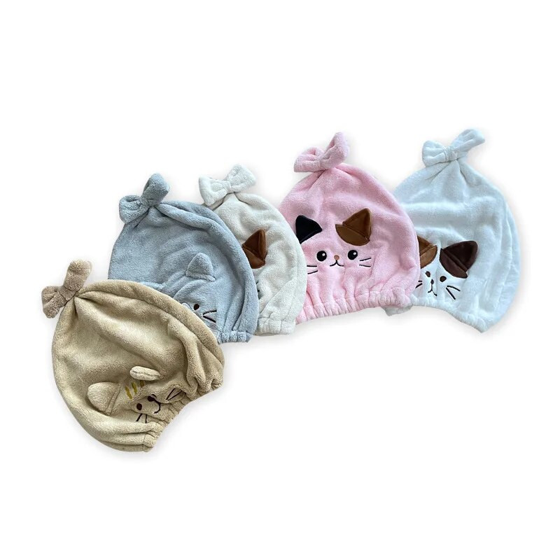 1 τεμ. χαρτοκιβώτιο Πετσέτα μαλλιών κατά του φριζαρίσματος Περιτύλιγμα πετσετών μαλλιών για ενήλικες Απορροφητικό γρήγορου στεγνώματος μπάνιου Παχύ ντους Μακρύ σγουρό στεγνό καπέλο μαλλιών