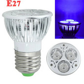 3W LED Ultraviolet Lights E27/GU10/MR16 UV επιταγή χρήματα Λάμπα λαμπτήρα ρομαντική ατμόσφαιρα για Cash Medical φθορισμού