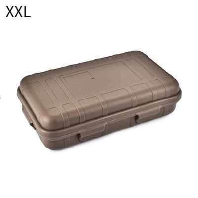 Εξωτερική αδιάβροχη Survival σφραγισμένο κουτί Dustproof χτυπήματα πλαστικό EDC εργαλεία Θήκη αποθήκευσης δοχείου Εργαλεία ψαρέματος