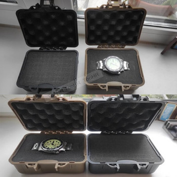 Пластмасова кутия за инструменти Запечатано оборудване Удароустойчива кутия за инструменти Колекционерска кутия за съхранение Безопасен органайзер Калъф Преносима външна кутия