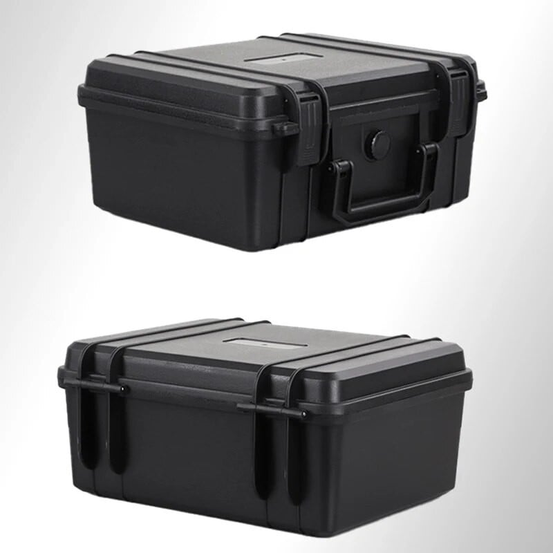 280 * 240 * 130 mm Drošības aizsardzība Pārnēsājamas aparatūras uzglabāšanas kastes aprīkojums Instrumentu futrālis Daudzfunkciju instrumentu kaste Daudzkrāsains