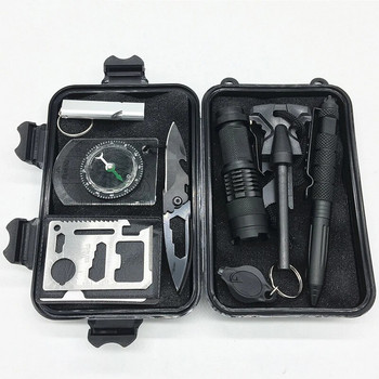 EDC Tools Box Εξωτερικό αδιάβροχο κιτ επιβίωσης Σφραγισμένο αντικραδασμικό εργαλείο αποθήκευσης Θήκη κοντέινερ Στήριγμα για τα είδη ψαρέματος