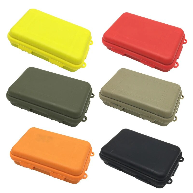 EDC tööriistade kast välitingimustes veekindel ellujäämiskomplekt suletud põrutuskindlate tööriistade hoiukonteineri ümbris kalastustarvete hoidik