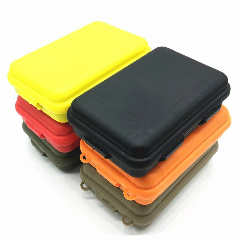 EDC tööriistade kast välitingimustes veekindel ellujäämiskomplekt suletud põrutuskindlate tööriistade hoiukonteineri ümbris kalastustarvete hoidik