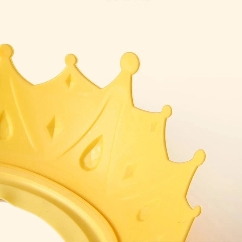 Σχήμα κορώνας Παιδικό κάλυμμα κεφαλής ντους Ρυθμιζόμενο αξεσουάρ μπάνιου για νεογέννητο μωρό Λούσιμο Ασπίδα μαλλιών Καπέλο Προστασία αυτιών Καπέλο σαμπουάν