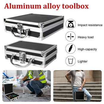2023 Преносима кутия за инструменти Кутия за инструменти от алуминиева сплав Калъф за съхранение Калъф Калъф за органайзер за пътен багаж Сейф