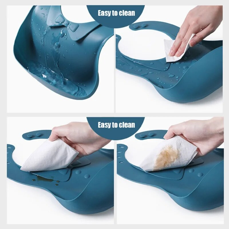 Σαλιάρες σιλικόνης κατηγορίας βρεφικών τροφών αδιάβροχες στερεές βρεφικές σαλιάρες μπαντάνα νεογέννητα μπαντάνα για κοριτσάκια αγόρια Παιδικό αξεσουάρ