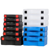 Mitmevärviline plastikust tööriistakast, kaasaskantav ohutusvarustuse ümbris, sülearvuti hoiukast riistvara välistingimustes kasutatavate tööriistade ümbris vahtplastiga