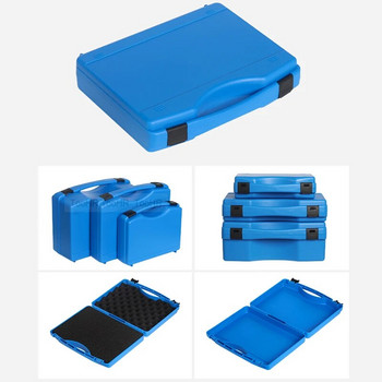 Многоцветна пластмасова кутия за инструменти Преносимо оборудване за безопасност Калъф за инструменти Кутия за съхранение на тетрадка Хардуерна външна кутия за инструменти с пяна