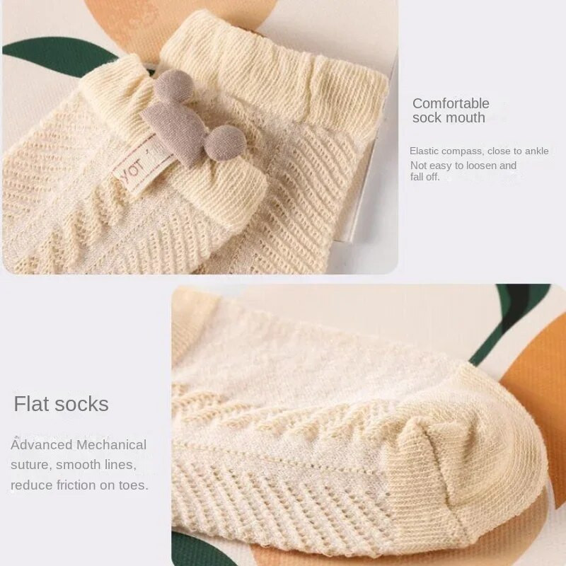 Õhukesed beebisokid Suvised hingavad võrksokid Vastsündinu Väikelapse Multifilm Poistele Sokid Printsess Tüdrukutele Riietus Aksessuaarid