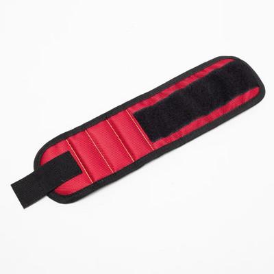 Magnētiskā plaukstas locītavas atbalsta siksna ar spēcīgiem magnētiem skrūvju turēšanai Nagu rokassprādzes jostas atbalsta patrona Sporta magnētiskā instrumentu soma