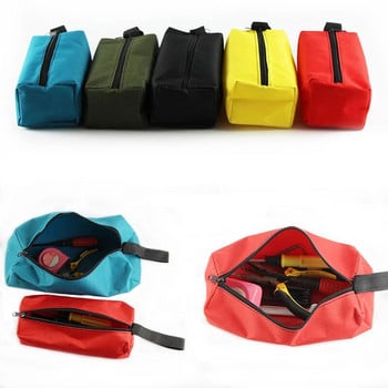 Oxford Canvas Tool Bags Αδιάβροχη αποθήκευση τσάντα εργαλείων χειρός Βίδες καρφιά τρυπάνι μεταλλικά μέρη Οργανωτής ψαρέματος Θήκη εργαλειοθήκης