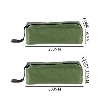 Oxford Canvas Tool Bags Αδιάβροχη αποθήκευση τσάντα εργαλείων χειρός Βίδες καρφιά τρυπάνι μεταλλικά μέρη Οργανωτής ψαρέματος Θήκη εργαλειοθήκης