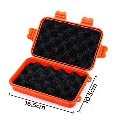 Outdoor Survival Sealed Box Αντικραδασμικά αδιάβροχα κιβώτια αεροστεγής θήκη επιβίωσης Εργαλεία ψαρέματος δοχείο