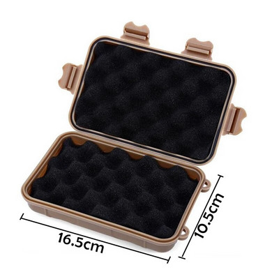 Outdoor Survival Sealed Box Αντικραδασμικά αδιάβροχα κιβώτια αεροστεγής θήκη επιβίωσης Εργαλεία ψαρέματος δοχείο