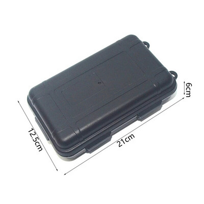 Outdoor Survival Sealed Box Αντικραδασμικά αδιάβροχα κιβώτια αεροστεγής θήκη επιβίωσης Εργαλεία ψαρέματος δοχείο