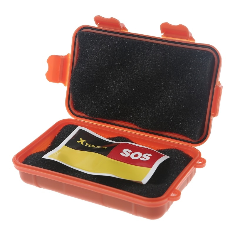 EDC Outdoor Survival ūdensnecaurlaidīgs aprīkojums Aizzīmogotā kaste Putekļu necaurlaidīga un spiediena izturīga