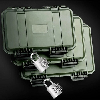 Удароустойчива запечатана защитна кутия Кутия за инструменти Херметична водоустойчива кутия за инструменти Кутия за инструменти Суха кутия с предварително нарязана пяна, която може да се заключва