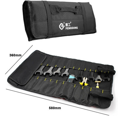 Τσάντες εργαλείων πολλαπλών λειτουργιών Πρακτικές λαβές μεταφοράς Oxford Canvas Chisel Roll Bags for Tool 3 Colors Case Dropship