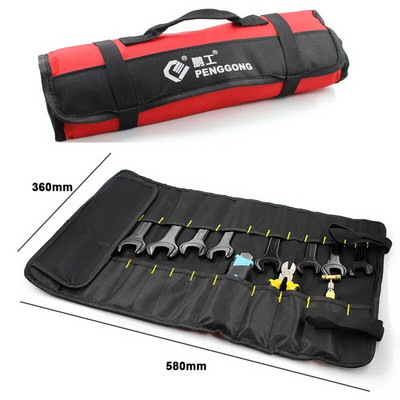 Τσάντες εργαλείων πολλαπλών λειτουργιών Πρακτικές λαβές μεταφοράς Oxford Canvas Chisel Roll Bags for Tool 3 Colors Case Dropship