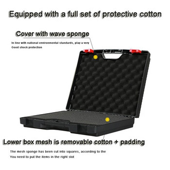 Πολυλειτουργικό Hardware Toolbox Portable πλαστική θήκη οργάνων Notebook Protective Storage Box Θήκη εργαλείων εξωτερικού εξοπλισμού