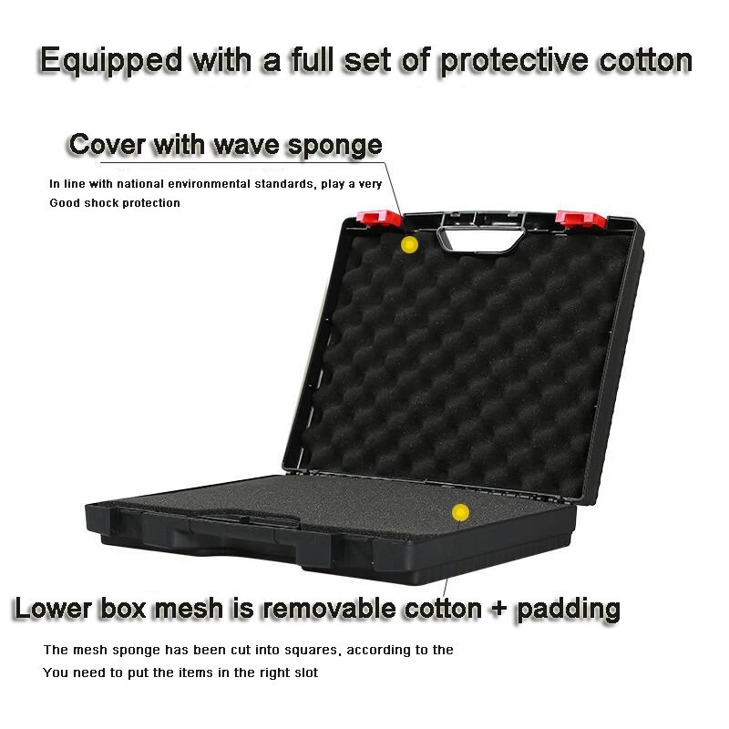 Πολυλειτουργικό Hardware Toolbox Portable πλαστική θήκη οργάνων Notebook Protective Storage Box Θήκη εργαλείων εξωτερικού εξοπλισμού