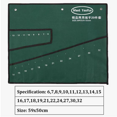 Zoznámte sa s Yoofun úložným vreckom na kľúče, kombinovaným pláteným závesným vreckom, organizérom, puzdrom, úložným vreckom na ručné náradie.