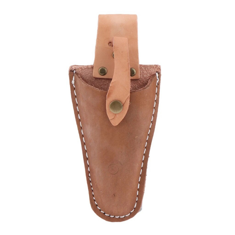 Atzarošanas instrumentu soma ar sprādzi Elektriķa turētājs šķērveida glabāšanas soma Pārnēsājams ādas apvalka instruments Atzarošanas dārzkopības maisiņš