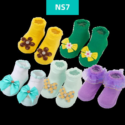 5 Ζεύγη/παρτίδα Νεογέννητες κάλτσες Βρεφικές Βαμβακερές Κάλτσες Βρεφικά Κορίτσια Υπέροχες κοντές κάλτσες Αξεσουάρ ρούχων για 0-6,6-12,12-24 μηνών