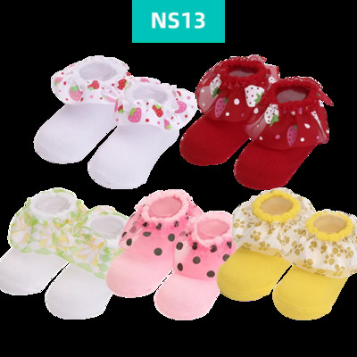 5 Ζεύγη/παρτίδα Νεογέννητες κάλτσες Βρεφικές Βαμβακερές Κάλτσες Βρεφικά Κορίτσια Υπέροχες κοντές κάλτσες Αξεσουάρ ρούχων για 0-6,6-12,12-24 μηνών