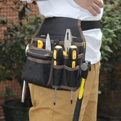 Daudzfunkcionāla uzglabāšanas soma remonta maisiņa kabatas instrumentu soma Oksfordas audums elektriķa jostasvietai, aparatūras remonta komplekta kabata