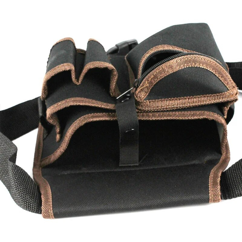 Daudzfunkcionāla uzglabāšanas soma remonta maisiņa kabatas instrumentu soma Oksfordas audums elektriķa jostasvietai, aparatūras remonta komplekta kabata