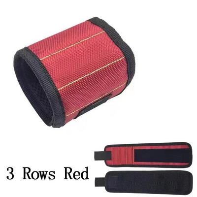 Μαγνητικός καρπός με γερά κράτημα Βίδες Καρφιά Τρυπάνι αποθήκευσης Οργανωτής υποστήριξης ζώνης Επισκευή μαγνητικά εργαλεία τσάντα βραχιόλι Δώρο