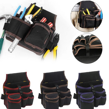 Πολυλειτουργική τσάντα αποθήκευσης Ηλεκτρολόγος τσάντα εργαλείων μέσης ζώνης εργαλείου θήκη κατσαβιδιού σετ