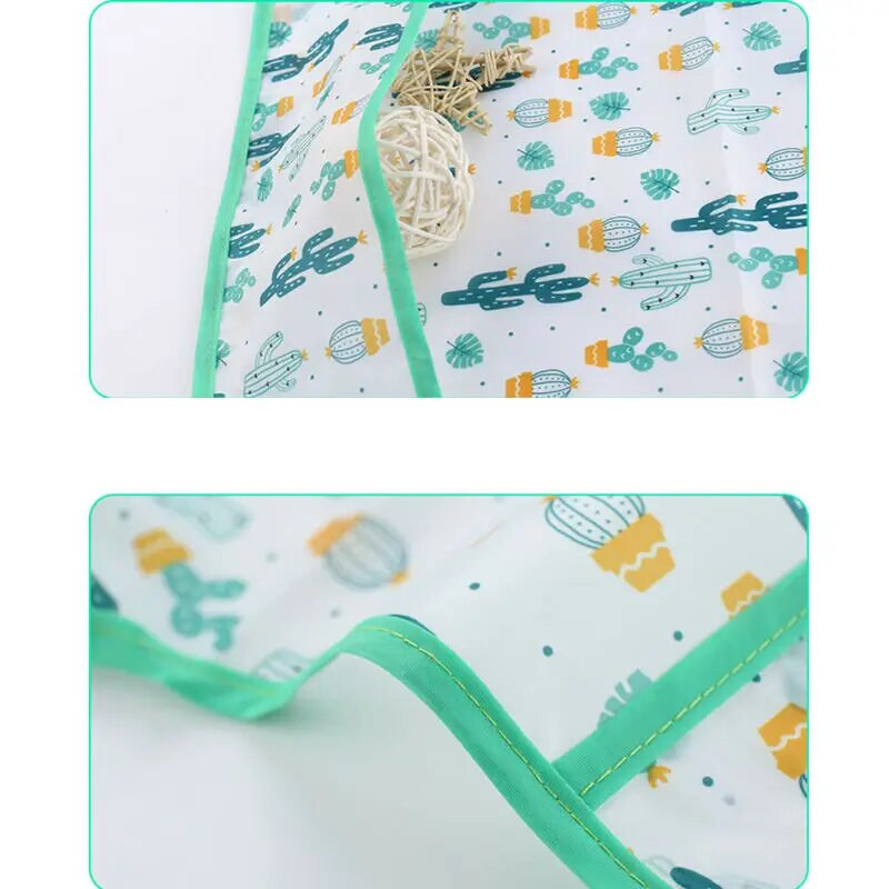 Detské podbradníky, nové roztomilé detské veci pre bábätká, nepremokavé, s dlhým rukávom, umelecká halenka, kŕmna zástera s podbradníkom pre deti 0-6 rokov