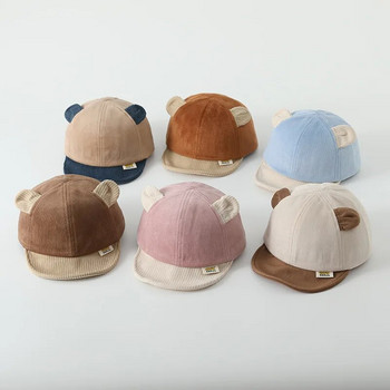 Αξεσουάρ μωρού για νεογέννητα αγόρια και κορίτσια, μωρό καπέλο με κινούμενα σχέδια, κορεατικά, φθινοπωρινό, χειμερινό μαλακό καπέλο κορυφών